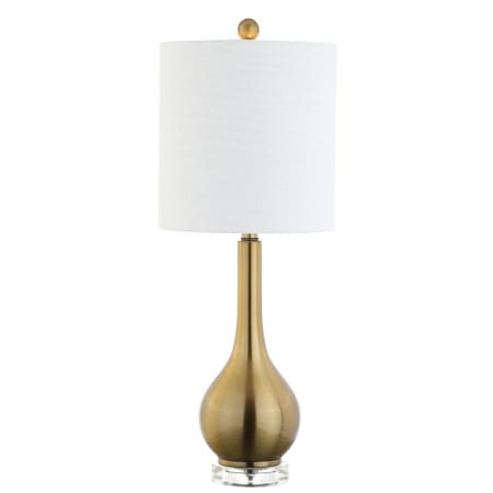 JONATHAN Y Lighting Dylan 25" Tall LED Accent Table Lamp Brass